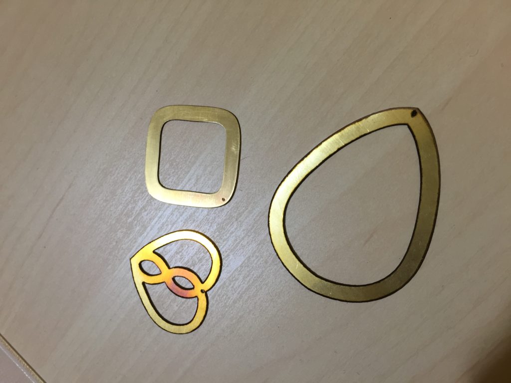 Metal Earrings Laser Cutting NYC