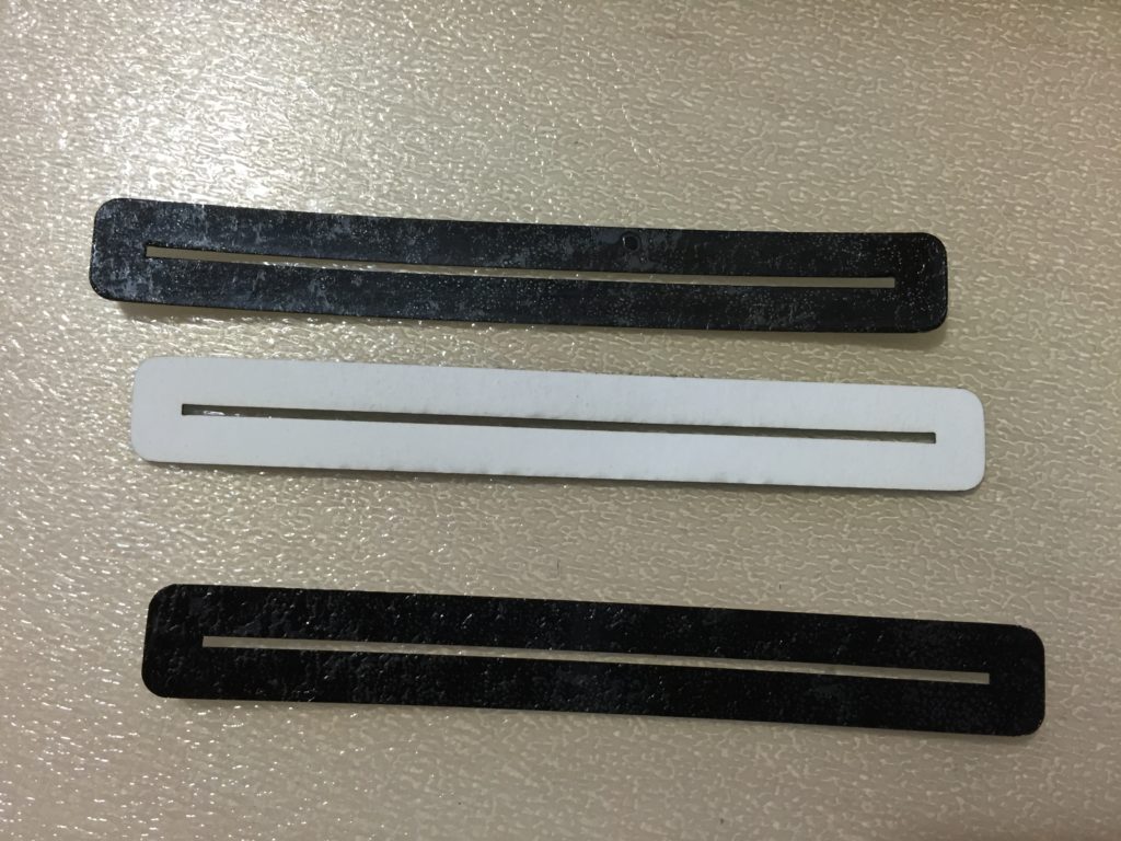 Doubleside Adhesive film strips laser cutting